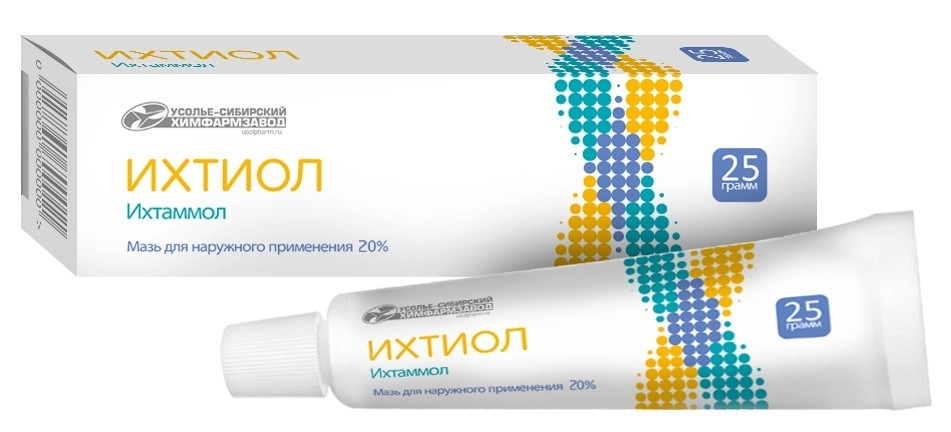 ИХТИОЛОВАЯ МАЗЬ 20% 25Г/УСОЛЬЕ-СИБИРСКИЙ/