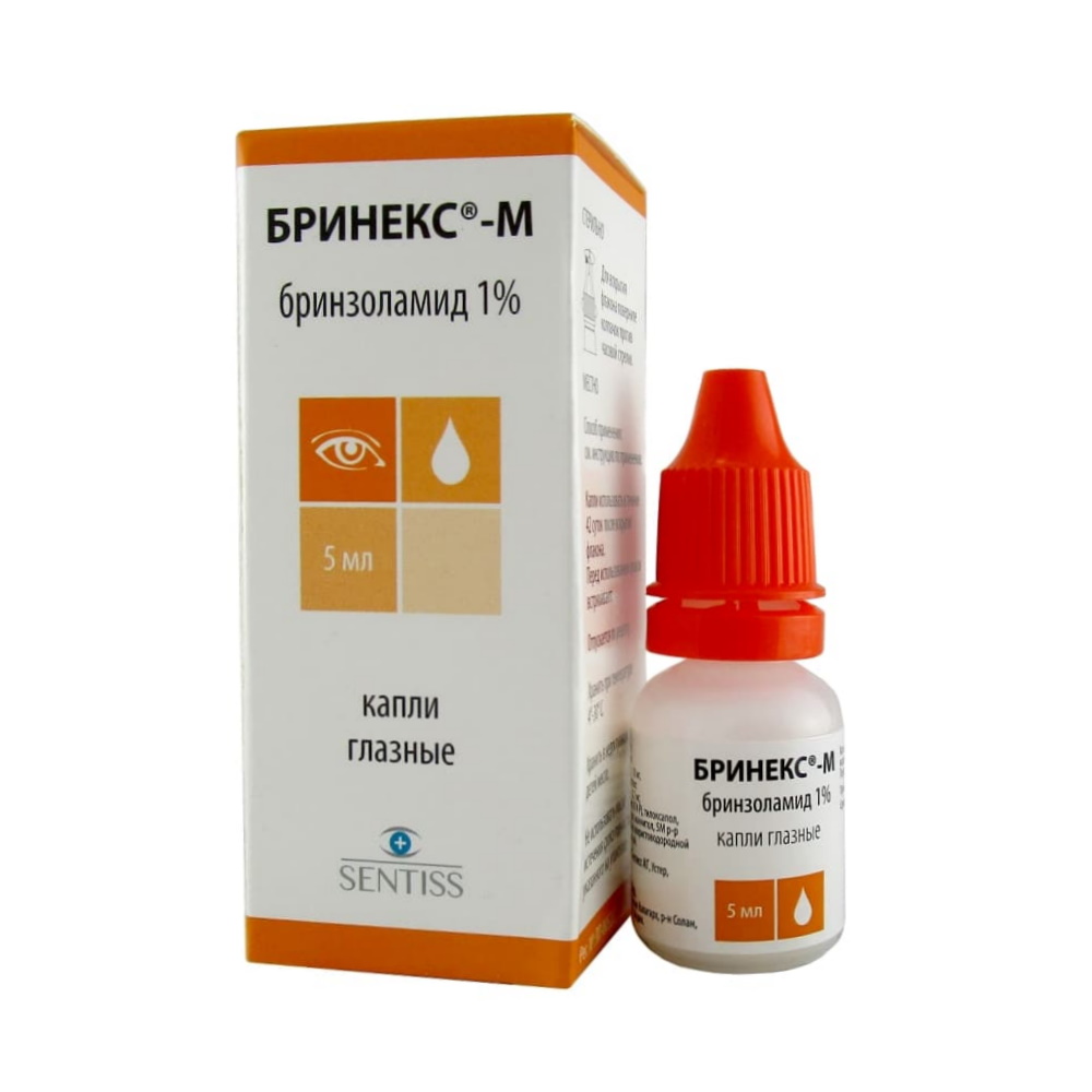БРИНЕКС-М КАПЛИ ГЛАЗНЫЕ 1% ФЛ 5МЛ