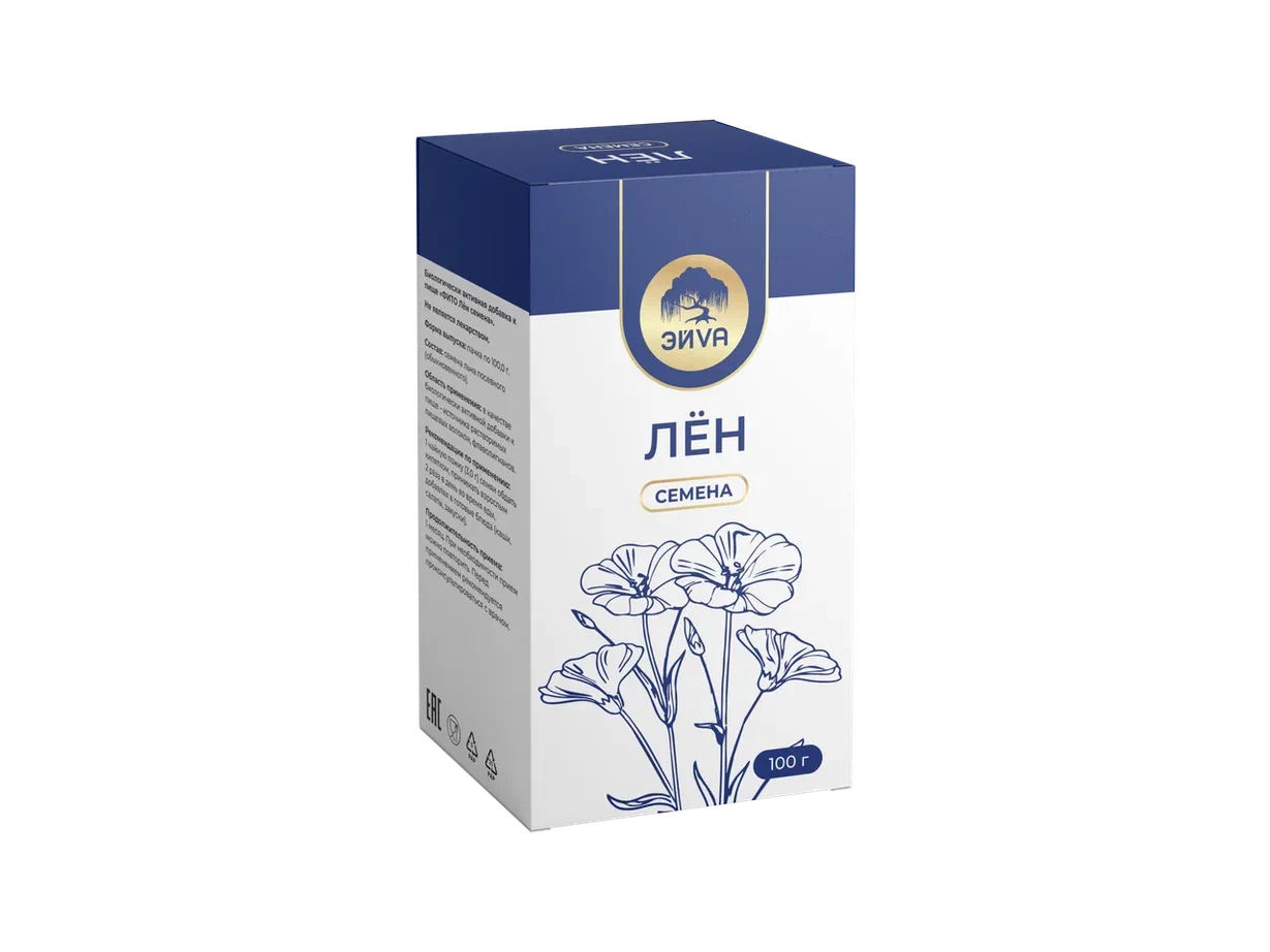 ЛЕН СЕМЕНА 100Г/ЭЙVА/ЭЙВА/