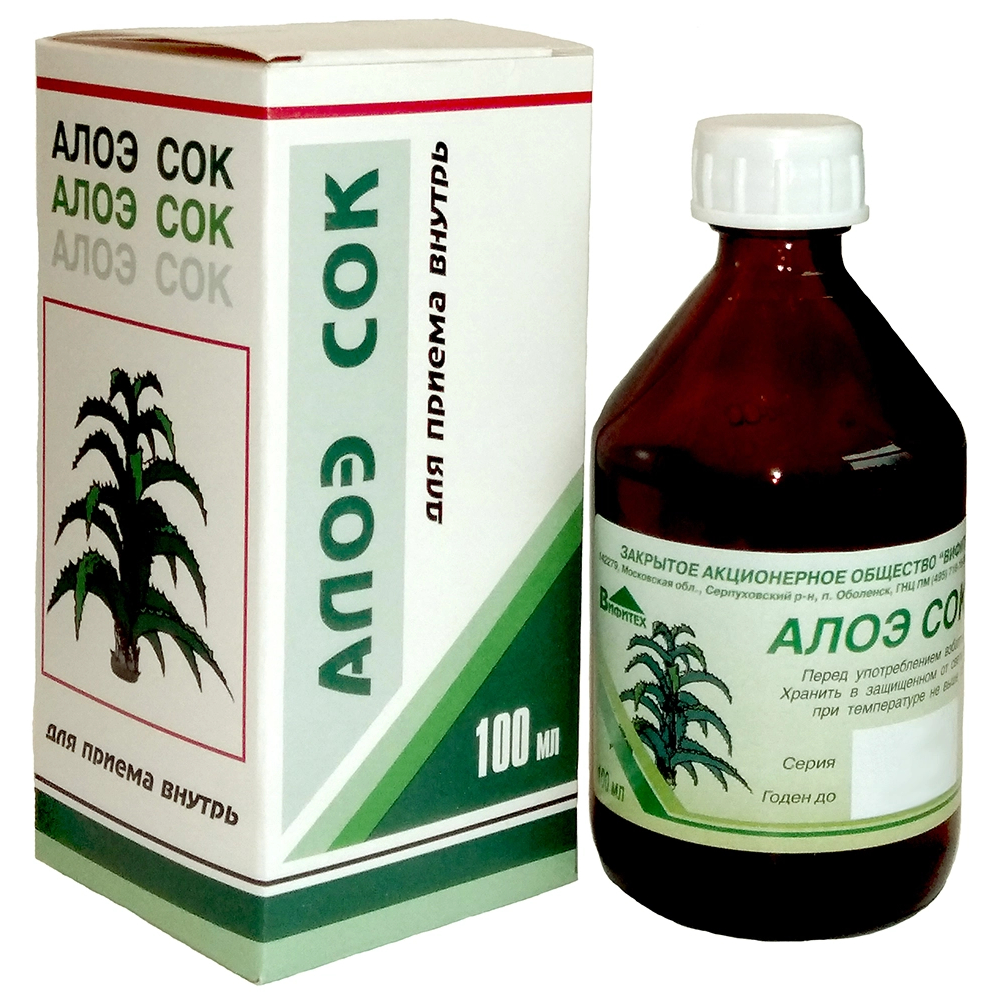 АЛОЭ СОК 100МЛ/ВИФИЕХ/