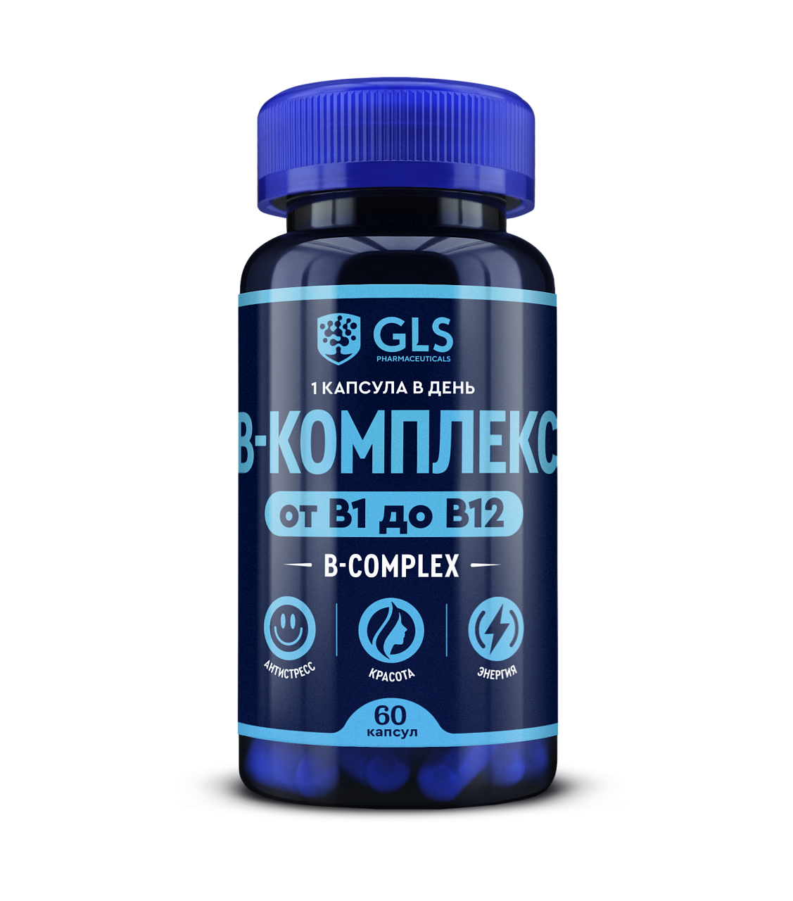 ГЛС В-КОМПЛЕКС КАПС МАССОЙ 430МГ №60