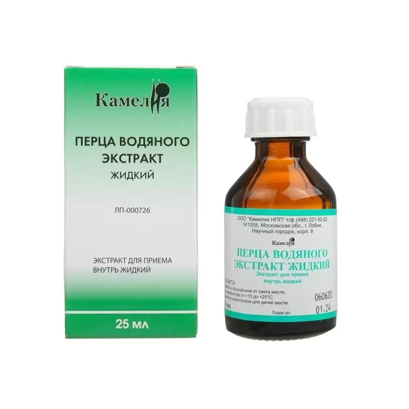 ПЕРЦА ВОДЯНОГО ЭКСТРАКТ 25МЛ/КАМЕЛИЯ/