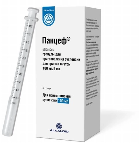 ПАНЦЕФ СУСП 100МГ/5МЛ 53Г 100МЛ