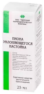 ПИОНА НАСТОЙКА ФЛ 25МЛ/ТВЕРСКАЯ ФФ/