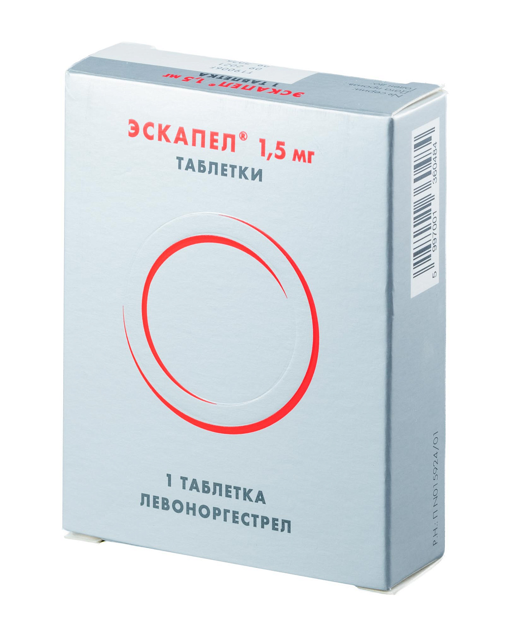 ЭСКАПЕЛ ТАБ 1,5МГ №1
