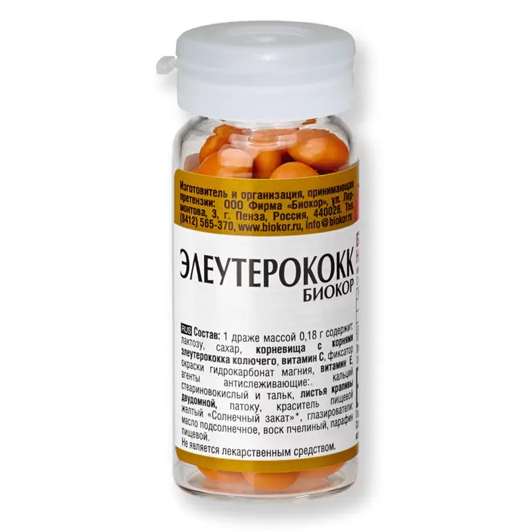 ЭЛЕУТЕРОКОКК ДР №50/БИОКОР/