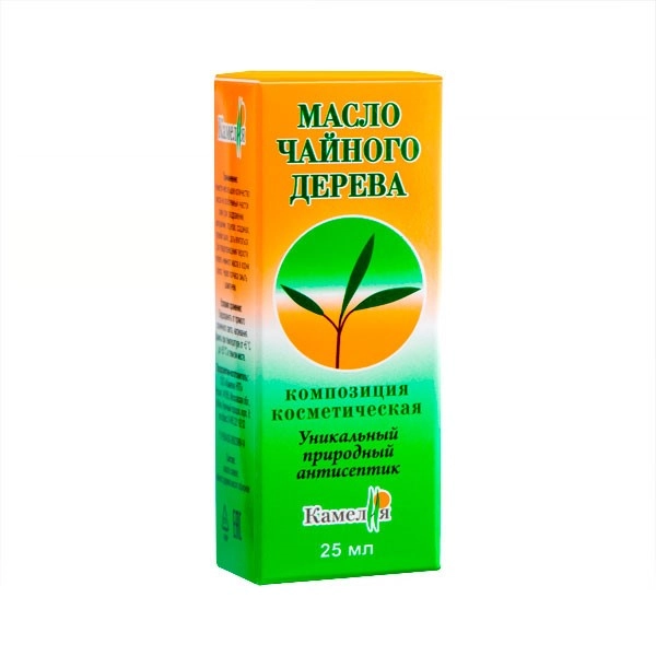 ЧАЙНОГО ДЕРЕВА МАСЛО КОСМЕТИЧЕСКОЕ 25МЛ/КАМЕЛИЯ/