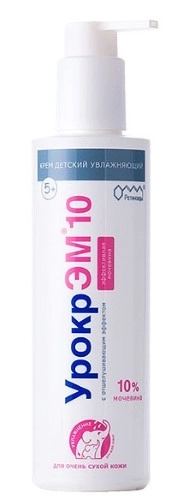 УРОКР ЭМ10 10% МОЧЕВИНЫ КРЕМ ДЕТСКИЙ УВЛАЖНЯЮЩИЙ 250МЛ