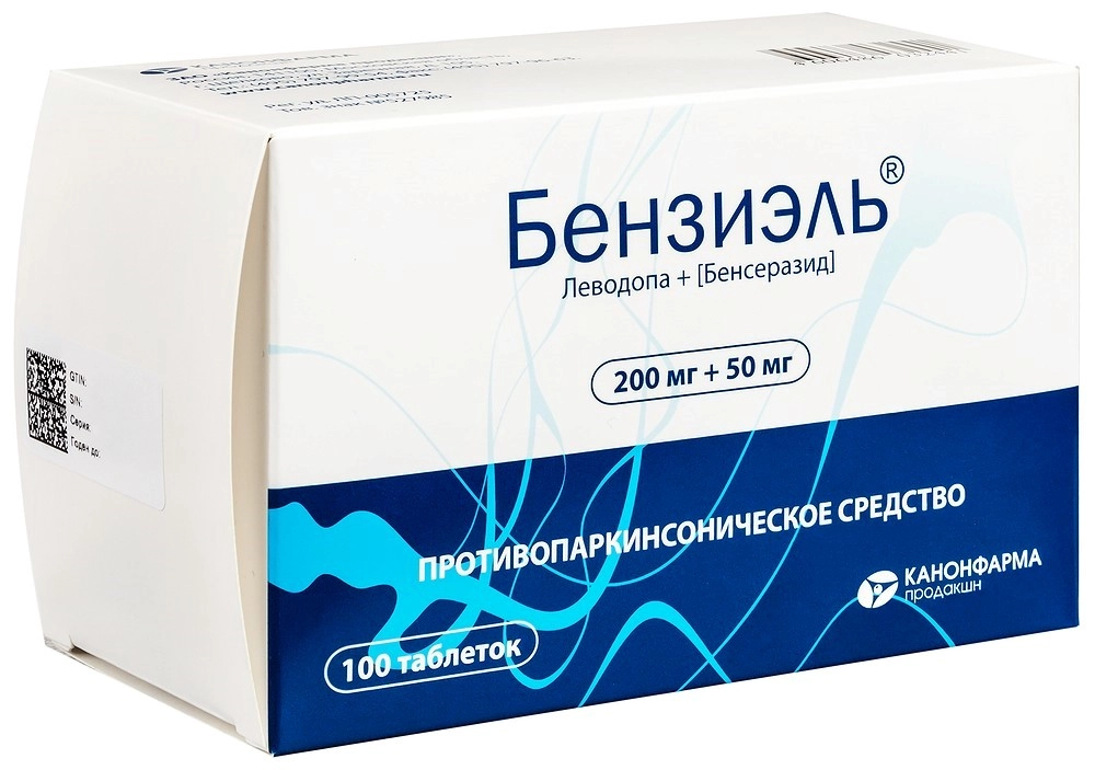 БЕНЗИЭЛЬ ТАБ 200МГ + 50МГ №100