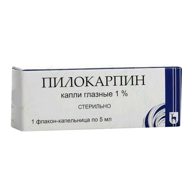 ПИЛОКАРПИН КАПЛИ ГЛАЗНЫЕ 1% 5МЛ/МЭЗ/