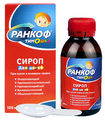 РАНКОФ ТИМОШКА СИРОП ДЕТСКИЙ 100МЛ