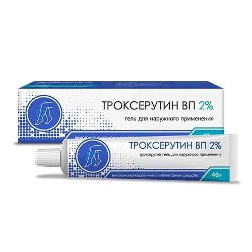 ТРОКСЕРУТИН ВП ГЕЛЬ 2% 40Г/ВЕТПРОМ/