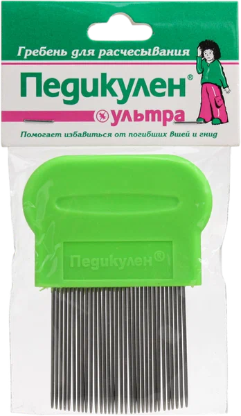 ПЕДИКУЛЕН УЛЬТРА ГРЕБЕНЬ ДЛЯ ВЫЧЕСЫВАНИЯ ВШЕЙ И ГНИД №1