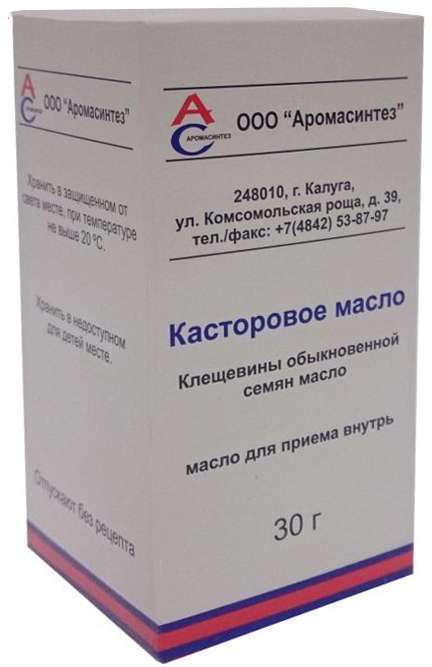 КАСТОРОВОЕ МАСЛО 30МЛ/АРОМАСИНТЕЗ/