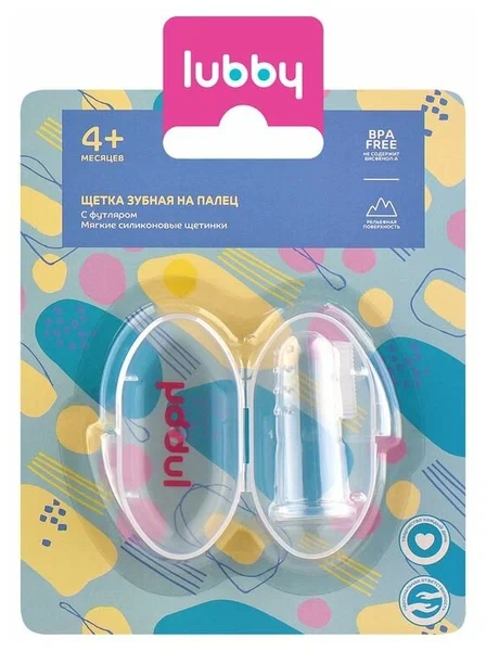 ЛАББИ З/ЩЕТКА НА ПАЛЕЦ С ФУТЛЯРОМ 4МЕС+ 16991