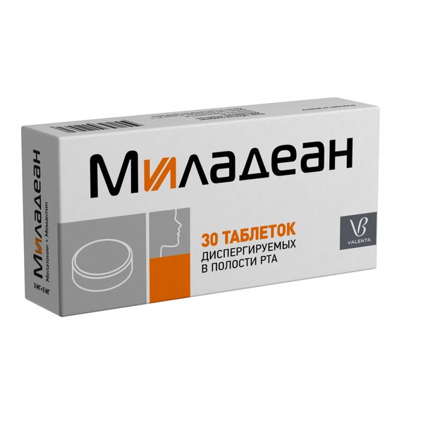 МИЛАДЕАН ТАБ ДИСПЕРГ 3МГ+5МГ №30