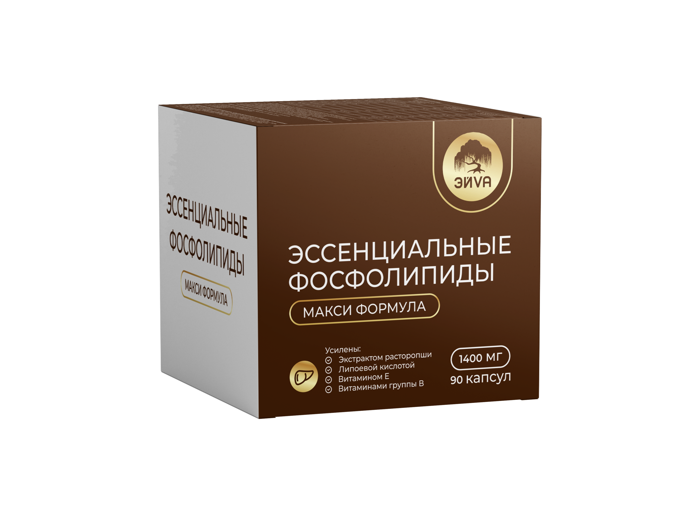 ЭССЕНЦИАЛЬНЫЕ ФОСФОЛИПИДЫ МАКСИ ФОРМУЛА 1400МГ КАПС №90/ЭЙVА/ЭЙВА/