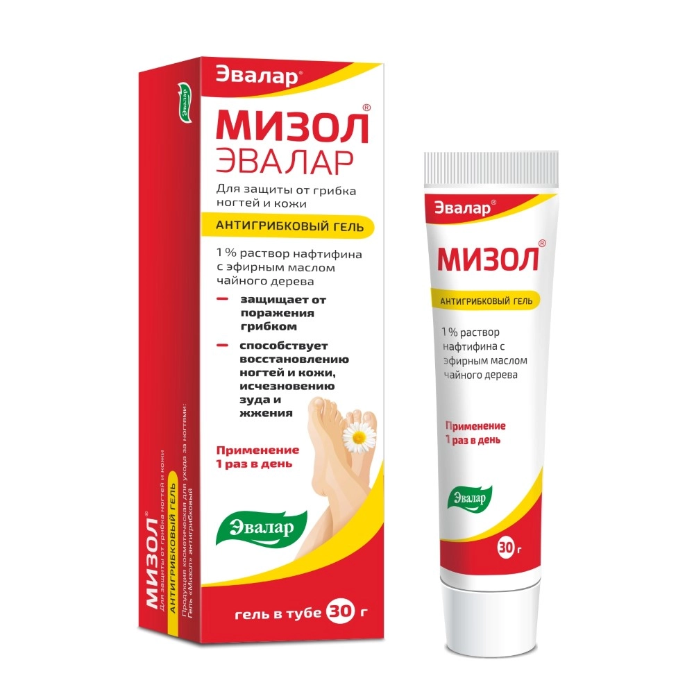 МИЗОЛ ГЕЛЬ 1% 30Г ТУБА №1/ЭВАЛАР/