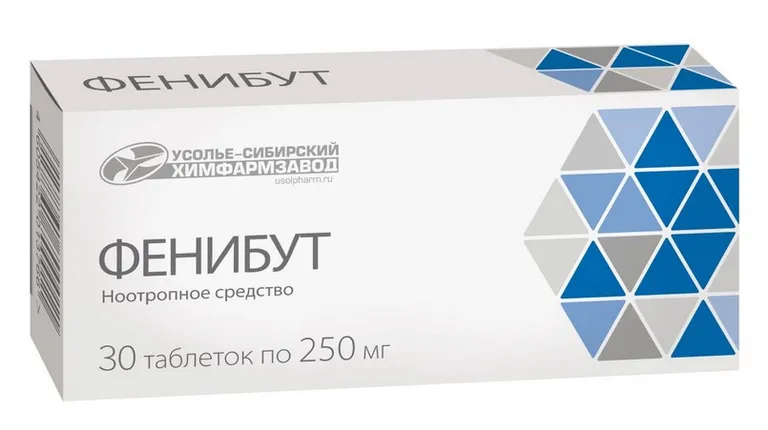 ФЕНИБУТ ТАБ 250МГ №30/УСОЛЬЕ-СИБИРСКИЙ/