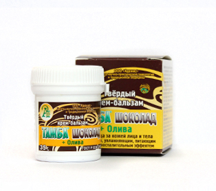 АДОНИС ТАМБА ТВЕРДЫЙ КРЕМ-БАЛЬЗАМ ШОКОЛАД+ОЛИВА 35Г