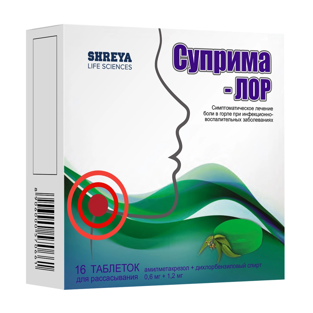 СУПРИМА ЛОР ТАБ Д/РАСС ЭВКАЛИПТ №16