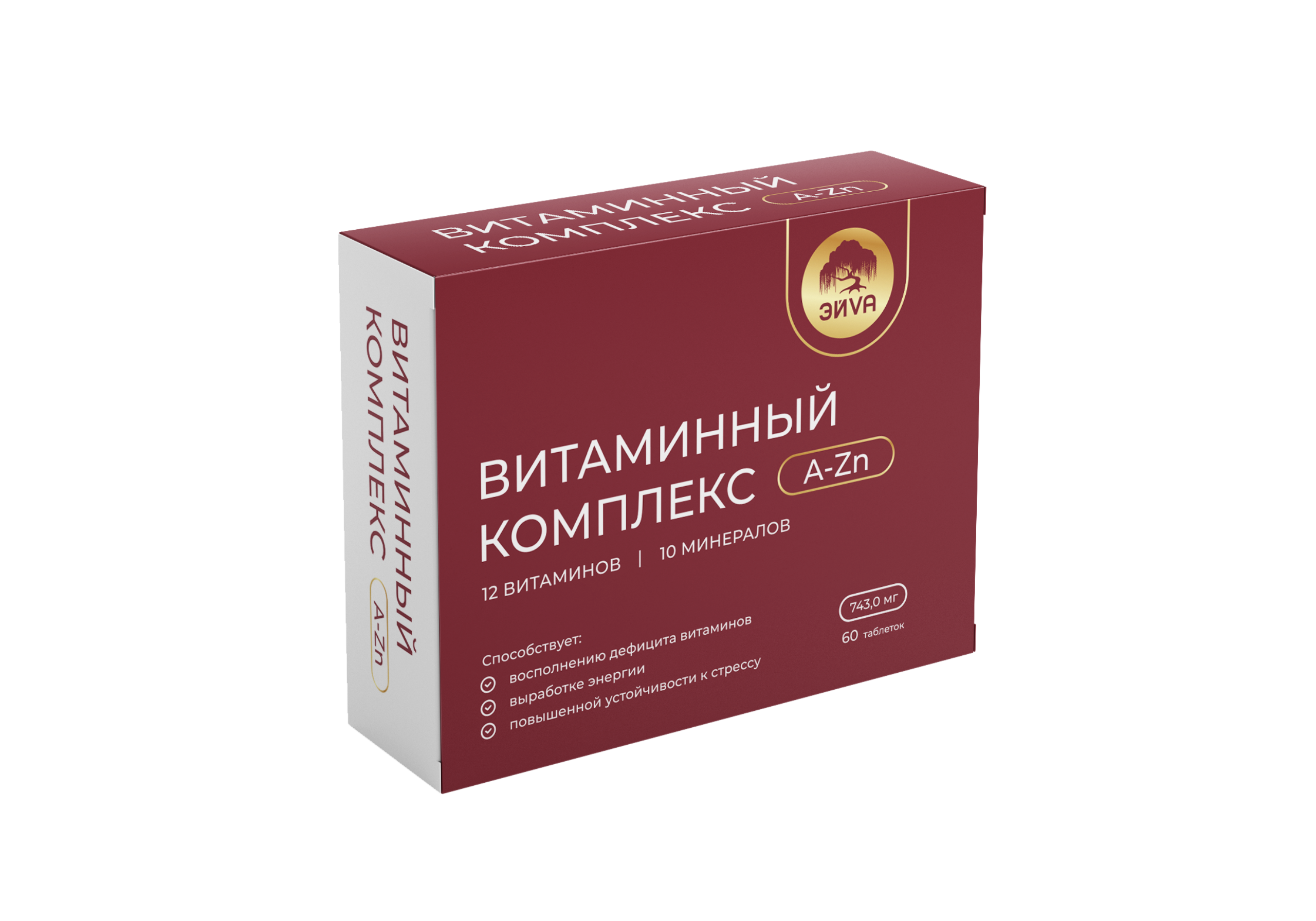 ВИТАМИННЫЙ КОМПЛЕКС A-ZN 743МГ ТАБ №60/ЭЙVА/ЭЙВА/