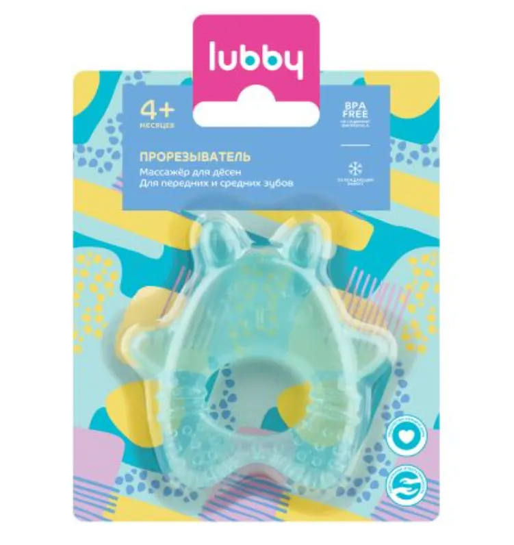 ЛАББИ ПРОРЕЗЫВАТЕЛЬ С ВОДОЙ ЗАЯЦ 4МЕС+ АРТ28392/12