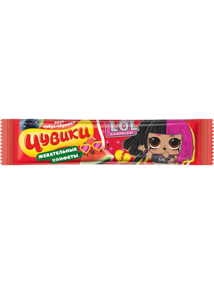 ЧУВИКИ ЖЕВАТЕЛЬНЫЕ КОНФЕТЫ С ТРОПИЧЕСКИМИ ВКУСАМИ 10Г УТ59577/КОНФИТРЕЙД/