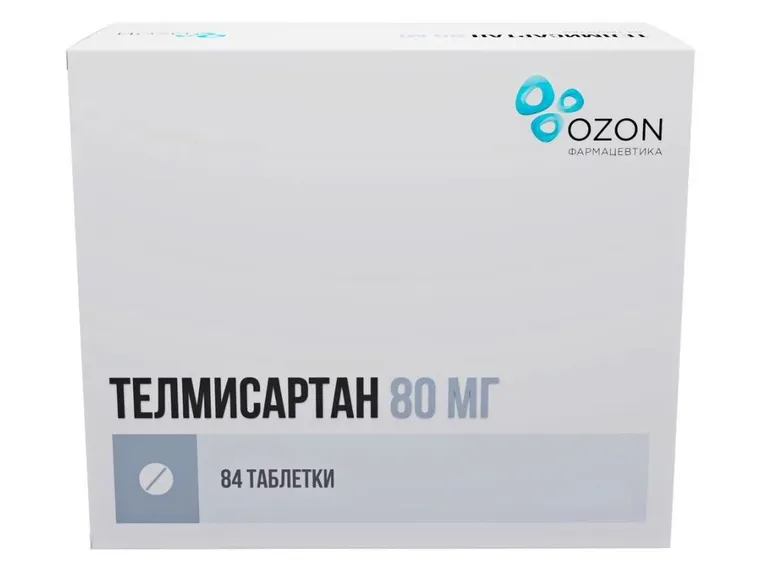 ТЕЛМИСАРТАН ТАБ 80МГ №84/ОЗОН/