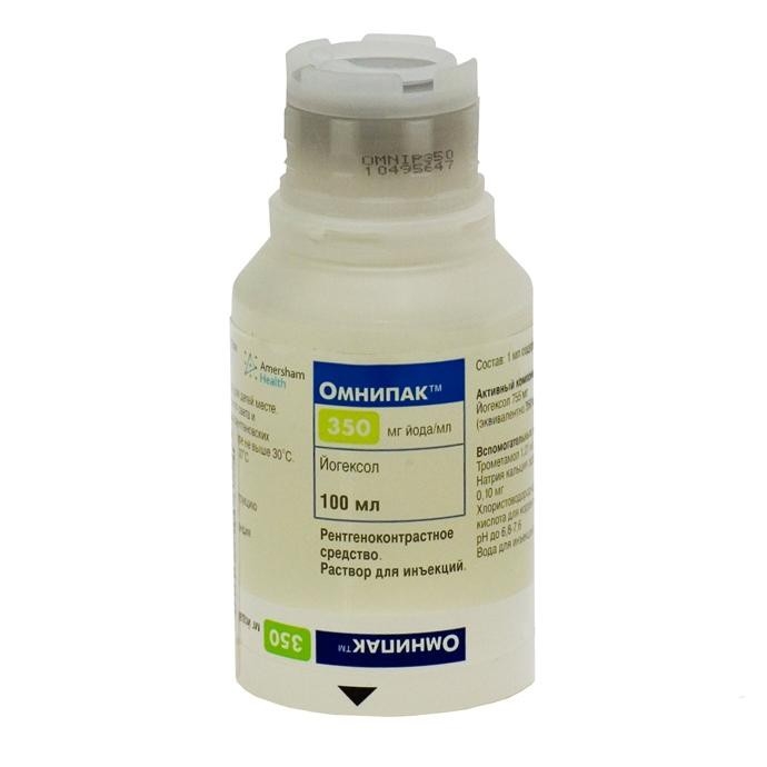 ОМНИПАК Р-Р Д/ИН 300МГ ЙОДА/МЛ ФЛ 100МЛ №10
