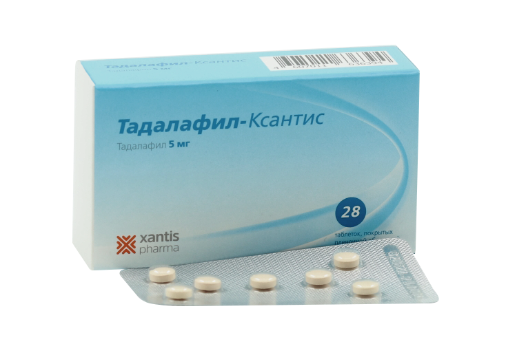 ТАДАЛАФИЛ-КСАНТИС ТАБ П/О 5МГ №28/АЛСИ/