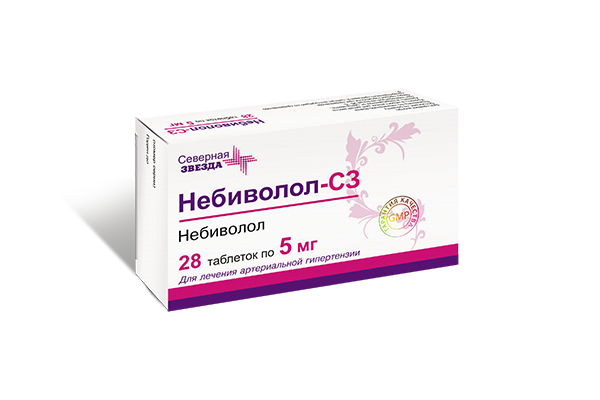 НЕБИВОЛОЛ ТАБ 5МГ №28/СЕВЕРНАЯ ЗВЕЗДА/