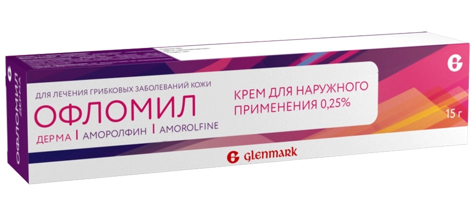 ОФЛОМИЛ ДЕРМА КРЕМ 0,25% 15Г/ГЛЕНМАРК/
