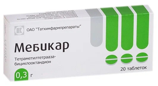МЕБИКАР ТАБ 300МГ №20