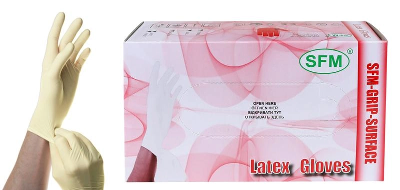 ПЕРЧАТКИ СФМ GLOVES СМОТР ВИНИЛ ДИАГН Н/СТ ПАРА №50