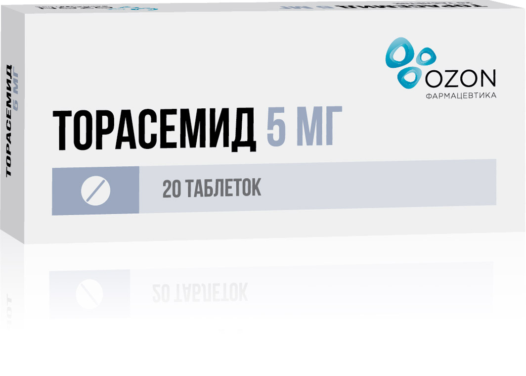 ТОРАСЕМИД ТАБ 5МГ №20/ОЗОН/
