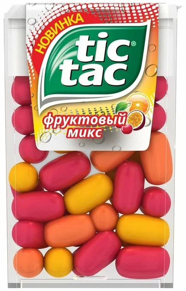 ТИК ТАК ДРАЖЕ ФРУКТОВЫЙ МИКС 16Г