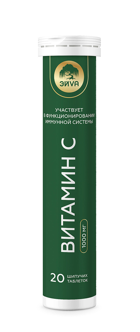 ВИТАМИН С 1000МГ ШИП ТАБ №20/ЭЙVА/ЭЙВА/