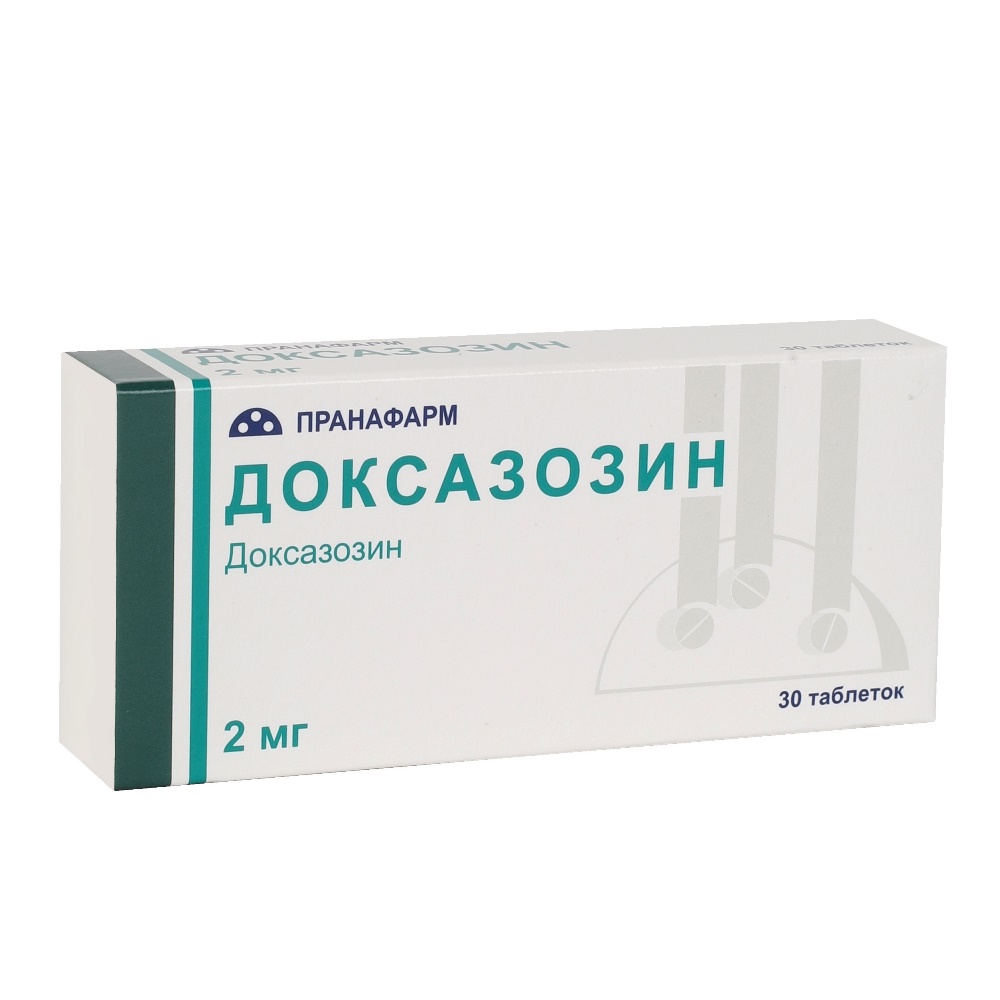 ДОКСАЗОЗИН ТАБ 2МГ N30/ПРАНАФАРМ/
