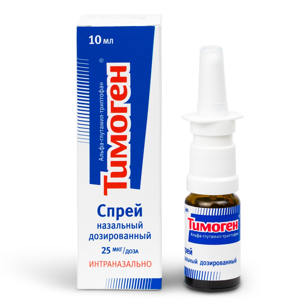 ТИМОГЕН СПРЕЙ НАЗ 25МКГ/ДОЗА 10МЛ