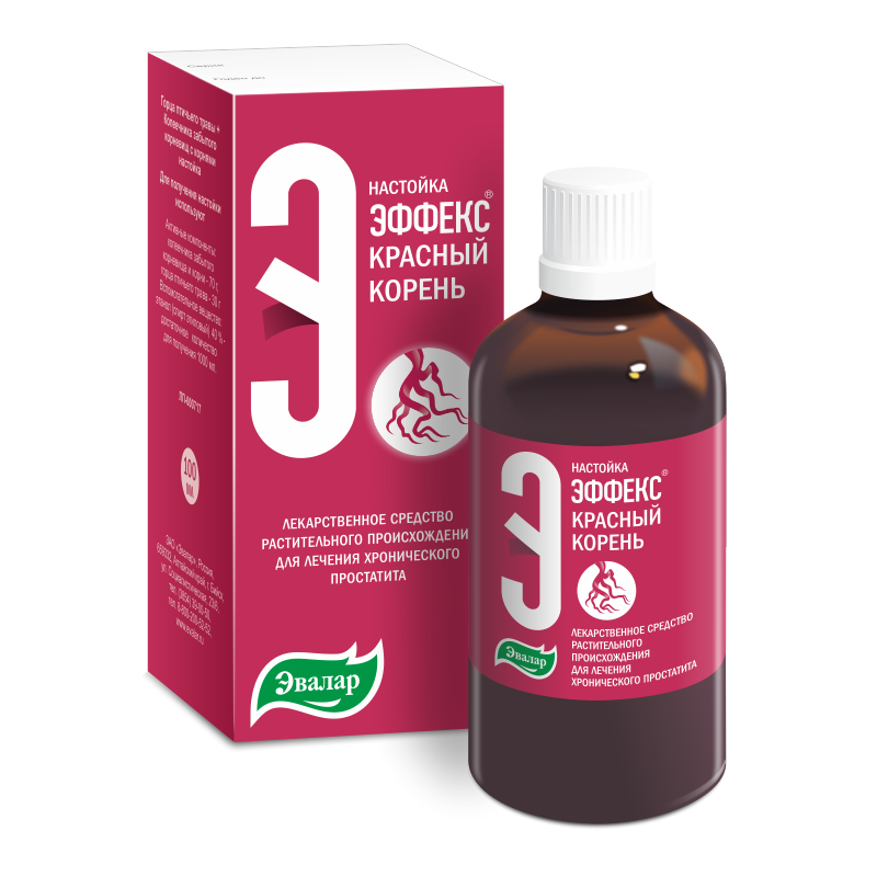 ЭФФЕКС КРАСНЫЙ КОРЕНЬ НАСТОЙКА 100МЛ/ЭВАЛАР/
