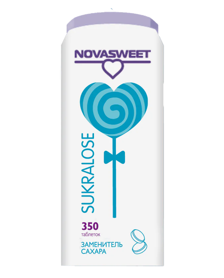 НОВАСВИТ ЗАМЕНИТЕЛЬ САХАРА СУКРАЛОЗА ТАБ №350