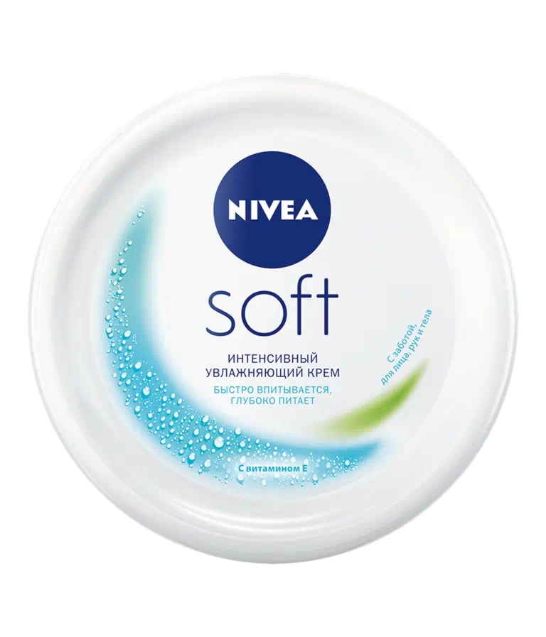 НИВЕЯ СОФТ КРЕМ ИНТЕНСИВНЫЙ УВЛАЖНЯЮЩИЙ ДЛЯ ЛИЦА РУК И ТЕЛА БАНКА 100МЛ