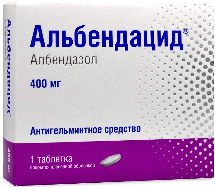 АЛЬБЕНДАЦИД ТАБ 400МГ №1