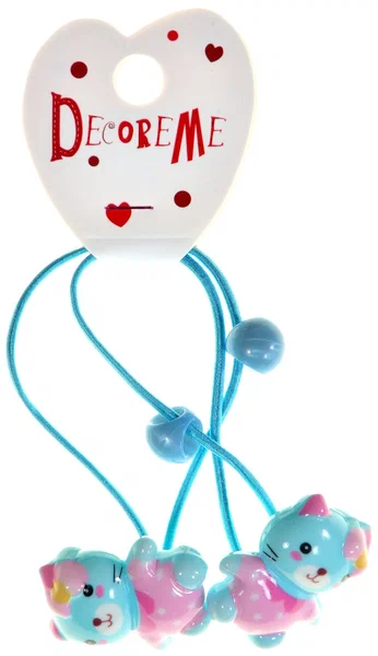 РЕЗИНКА ДЛЯ ВОЛОС "КОТЯШКИ" 2 ШТ, 5 ЦВЕТОВ 2-713/06