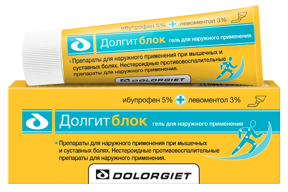 ДОЛГИТБЛОК ГЕЛЬ ДЛЯ НАРУЖНОГО ПРИМЕНЕНИЯ 5%+3% 20Г