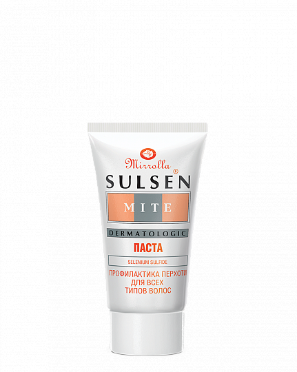 СУЛЬСЕН МИТЕ ПАСТА СУЛЬСЕНОВАЯ ПРОТИВ ПЕРХОТИ 1% 75МЛ/МИРРОЛЛА/