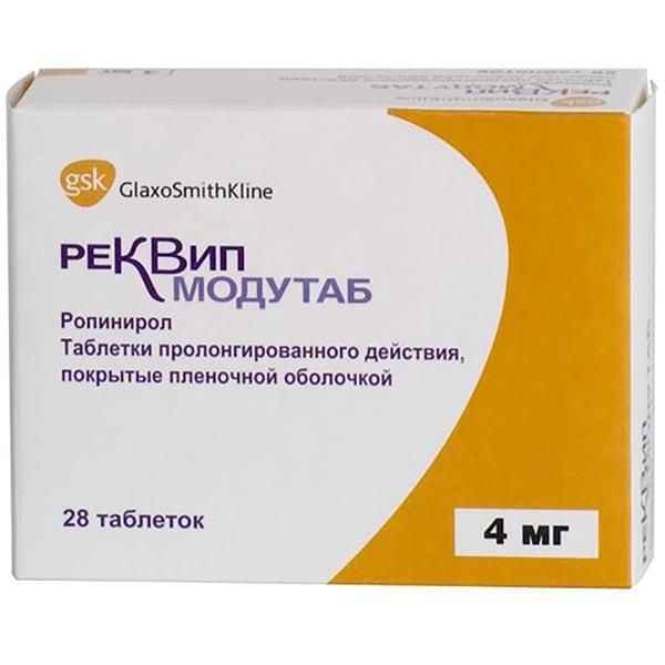 РЕКВИП МОДУТАБ ТАБ П/О 4МГ №28