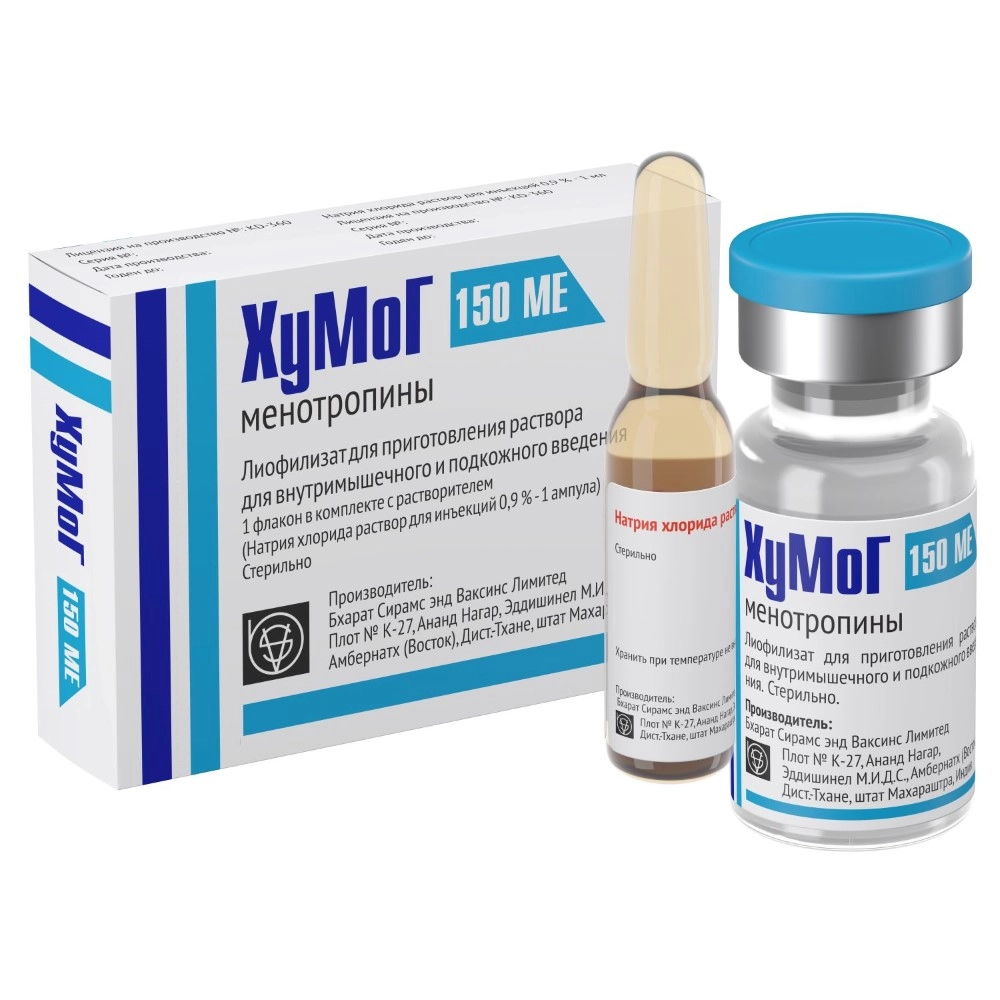 ХУМОГ ЛИОФ Д/Р-РА В/М П/К 150МЕ ФЛ №1+Р-ЛЬ АМП №1/БХАРАТ/