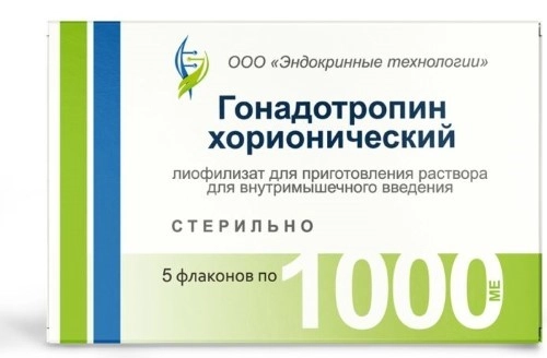 ГОНАДОТРОПИН ХОРИОНИЧЕСКИЙ ЛИОФ Д/Р-РА В/М 1000МЕ ФЛ №5/МЭЗ/